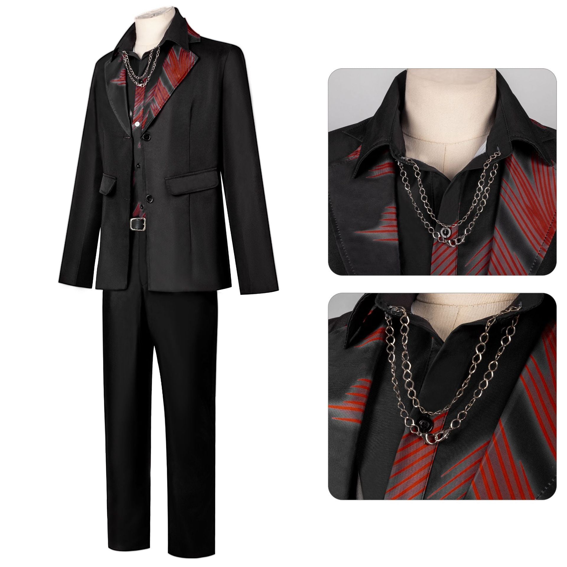 Love and Deep Space Qin Che Cosplay Costume Anime Character Clothing Full Set - Halloweez