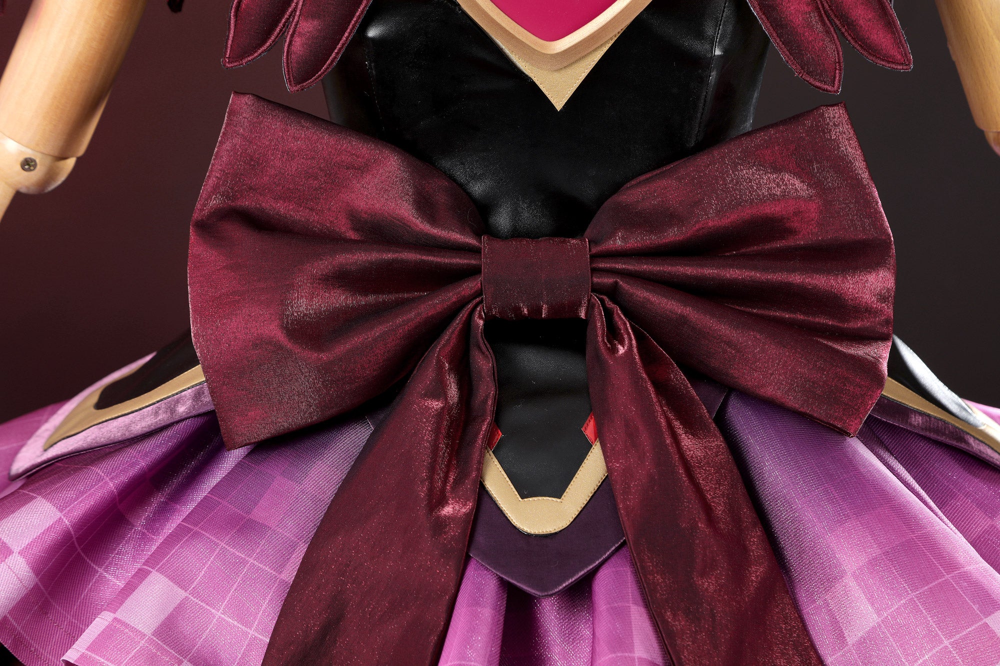 Overwatch Magical Girl Cos Black Red Cute Juno Mythic Skin Cosplay Costume - Halloweez