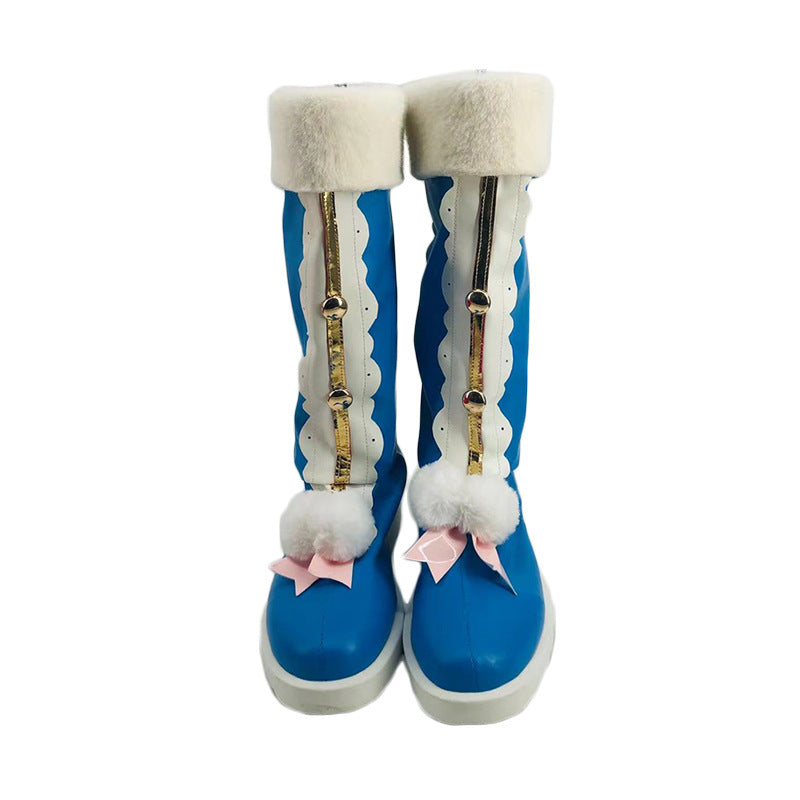 Hyperdimension Neptunia Rom & Ram Cosplay Shoes for Anime Conventions - Halloweez