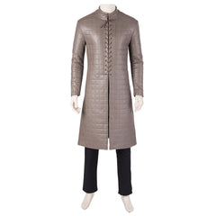 Game of Thrones Season 8 Jon Snow Cosplay Costume, A Song of Ice and Fire Same Style Medieval Outfit for Men - Halloweez