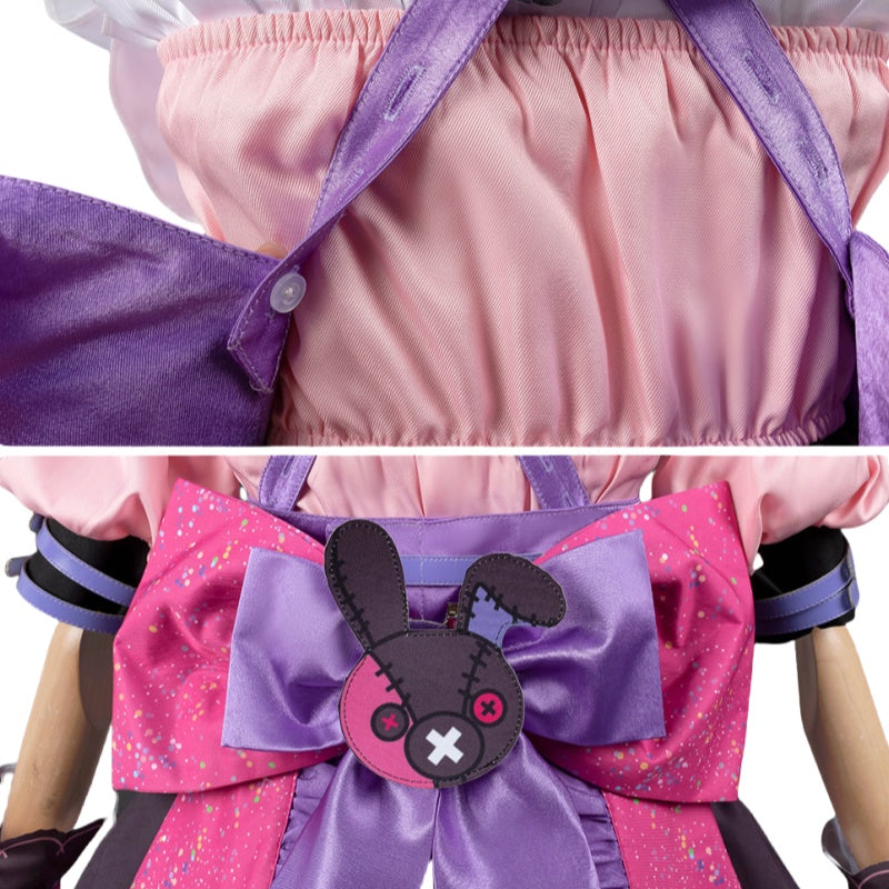 VTuber Host Maria Marionette Anime Sweet Maid Costume - Perfect for Cosplay Enthusiasts - Halloweez