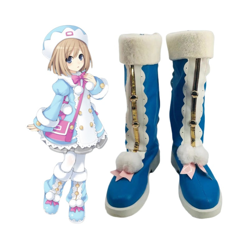 Hyperdimension Neptunia Rom & Ram Cosplay Shoes for Anime Conventions - Halloweez