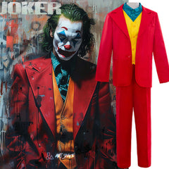 Joaquin Phoenix Joker Cosplay Costume for Halloween and Movie Themed Parties - Halloweez