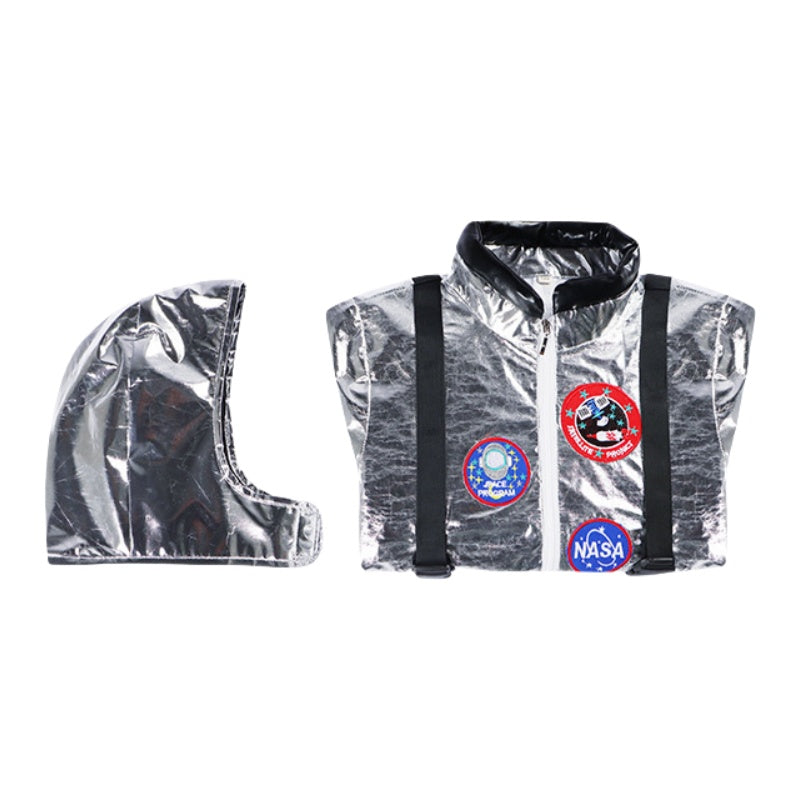 European & American New Halloween Couple's "The Wandering Earth" Style Space Suit Costume, Parent-Child Astronaut Stage Outfit for Men and Women - Halloweez