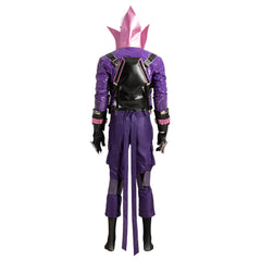 Halloweez The Prowler Miles Cosplay Costume - Purple Spider-Man Outfit