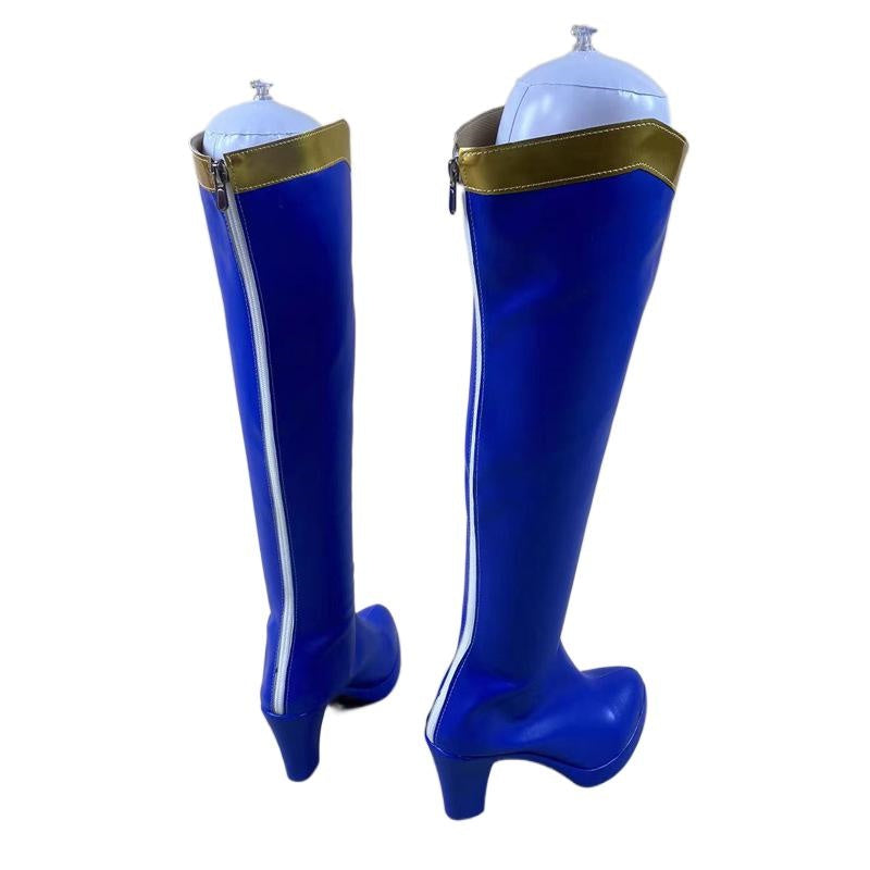 1904 KonoSuba: God's Blessing on This Wonderful World! Aqua Cosplay Shoes for Anime Conventions - Halloweez