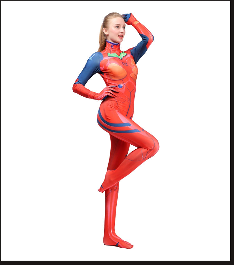Rei Ayanami Asuka Langley Kaworu Nagisa EVA Cosplay Costume for Adults and Kids Halloween Performance