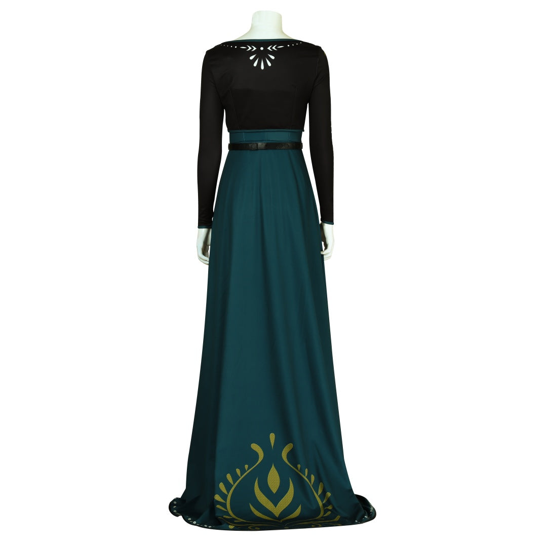 Frozen 2 Anna Coronation Princess Dress, Official Anna Cosplay Costume for Women Girls, Movie Character Outfit - Halloweez