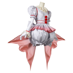 Pennywise Female Cosplay Costume from It (2017) Movie - High Quality Material - Halloweez