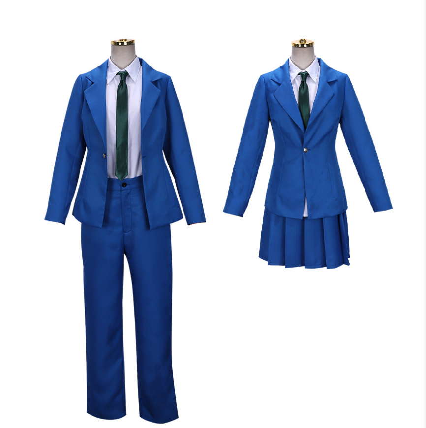 Conan Kudo Shinichi Cosplay Costume Haibara Ai Mihu High School Uniform Anime Cosplay Outfit for Men Japanese Style - Halloweez