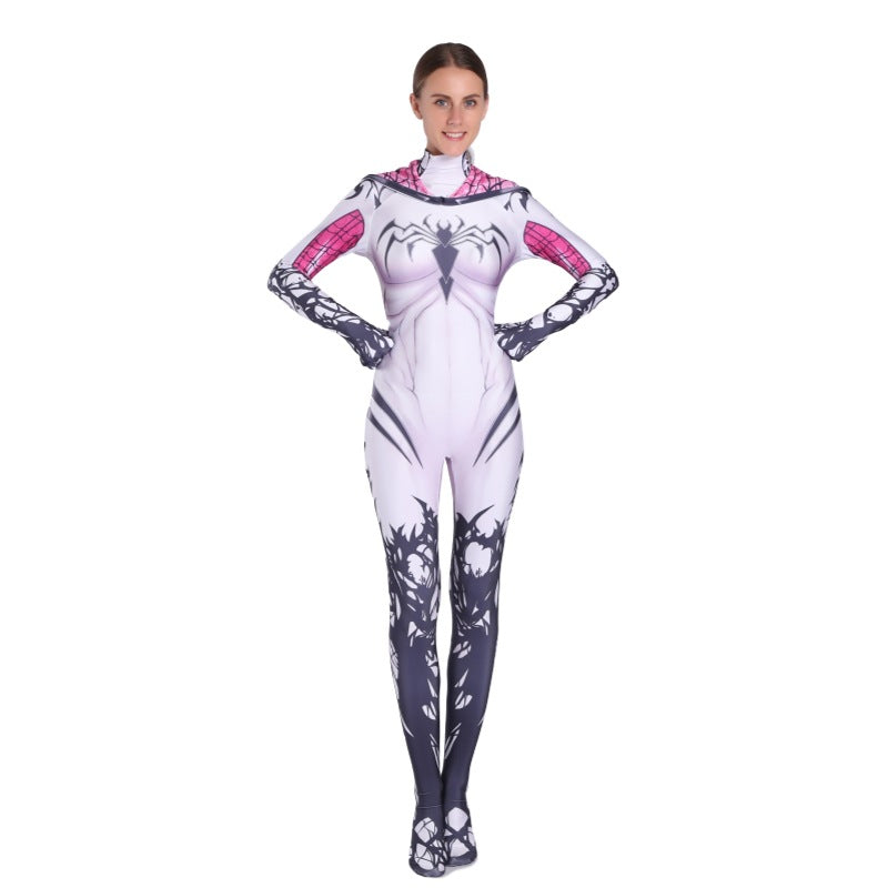 Spider-Gwen Cosplay Costume for Kids and Adults - Halloween Performance Suit - Halloweez