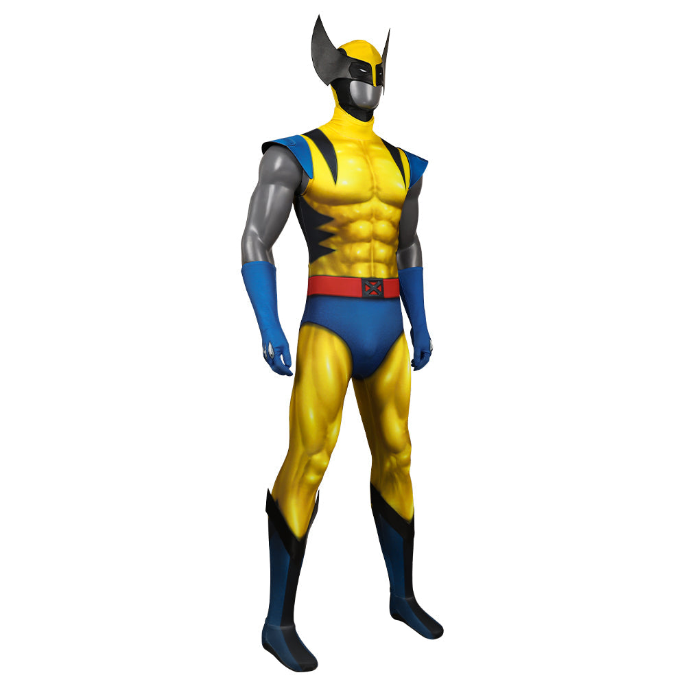 Halloweez Wolverine X-Men Cosplay Costume - Bodysuit, Mask & Claws for Fans