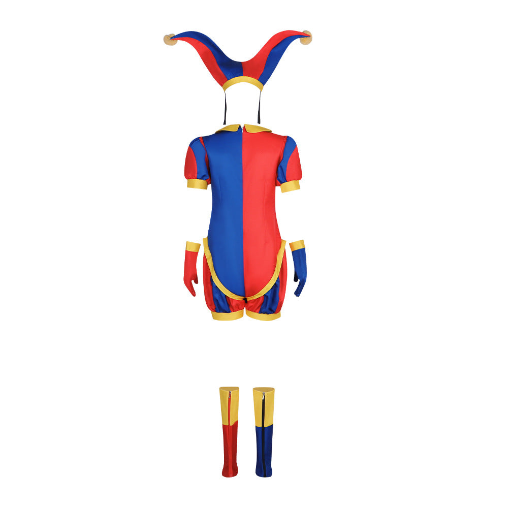 The Amazing Digital Circus Pomni Cosplay Costume - Perfect for Fans and Collectors - Halloweez