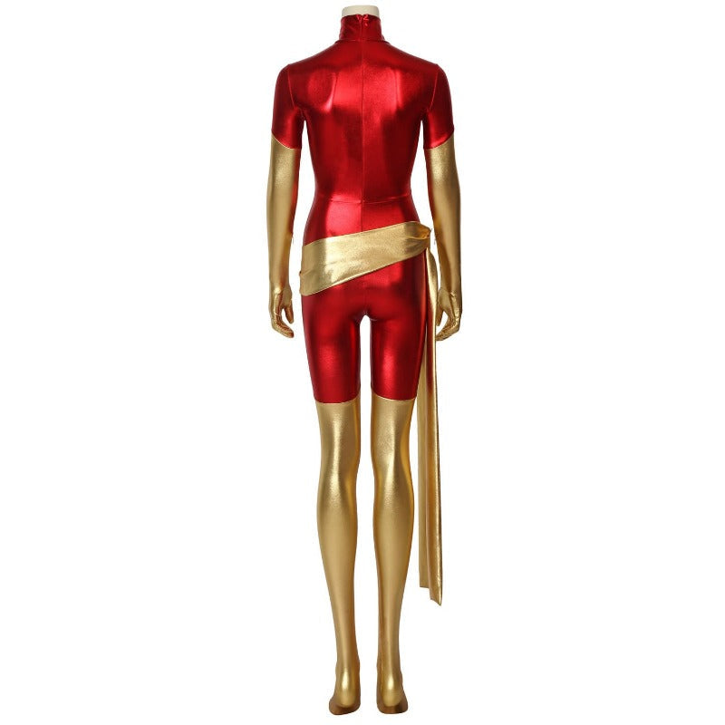 Halloweez Jean Grey Dark Phoenix Red Spandex Cosplay Costume - X-Men Series - Halloweez