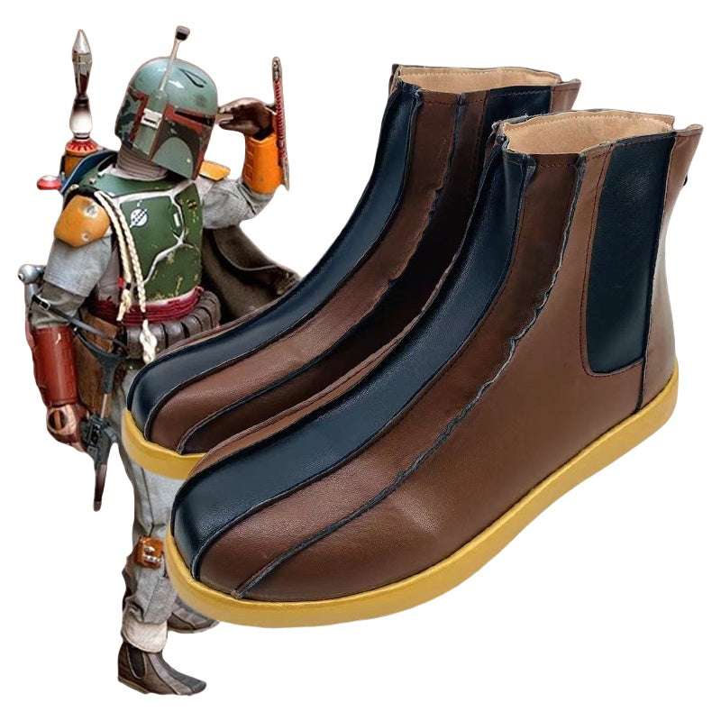 Star Wars Boba Fett Cosplay Shoes for Anime Conventions and Performances - Halloweez