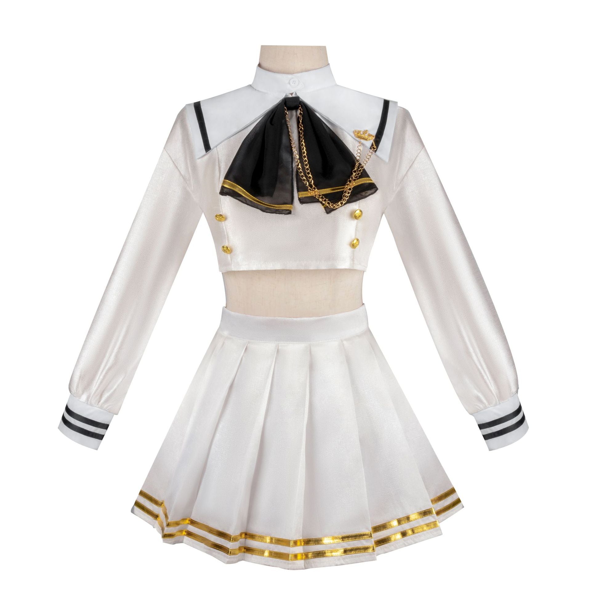 Azur Lane Janus Cosplay Costume Anime Clothing Women JK Uniform Sailor Suit - Halloweez