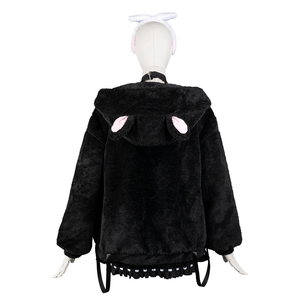 vtuber Houshou Marine Cosplay Costume Anime Game Hooded Women's Outfit for Autumn Winter - Halloweez