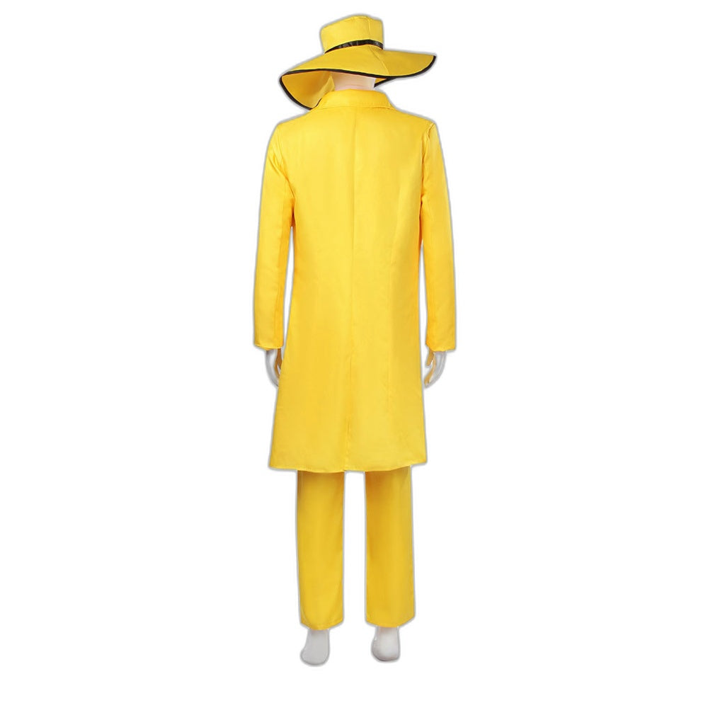 Halloween Costume The Mask Cosplay Jim Carrey Yellow Suit Cosplay - Halloweez
