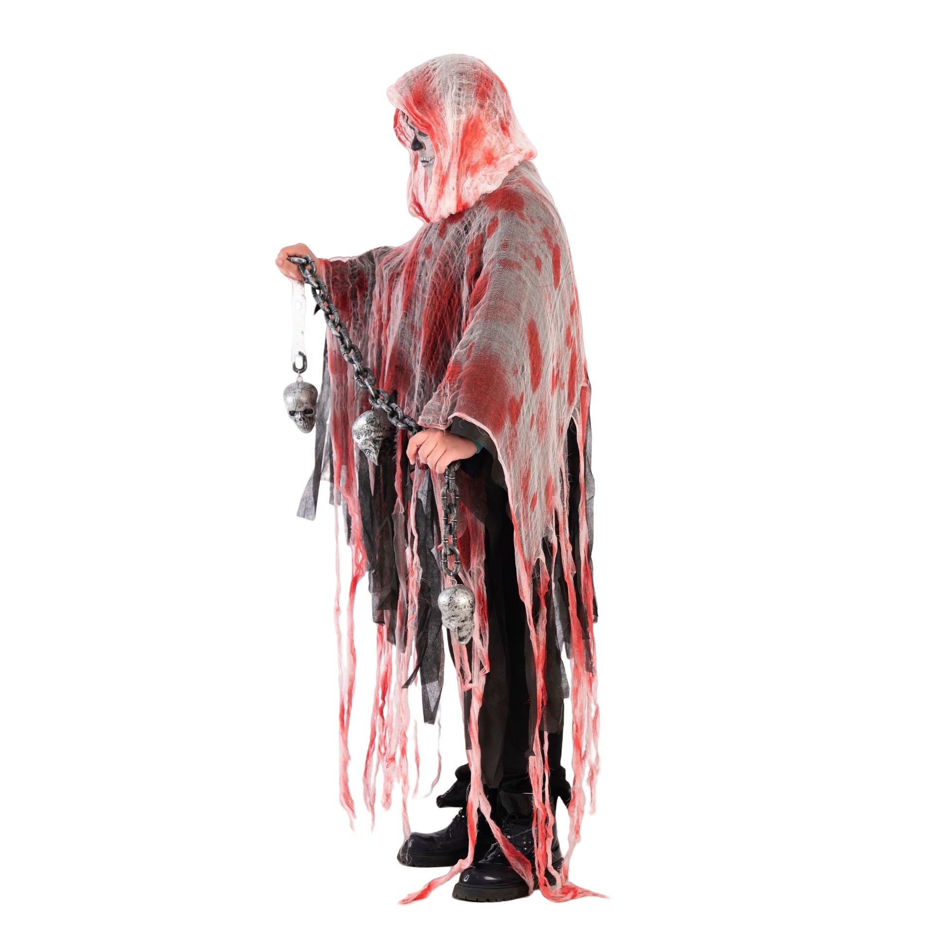 Halloween Adult Cape Wizard Cloak Grim Reaper Haunted House Accessories - Halloweez