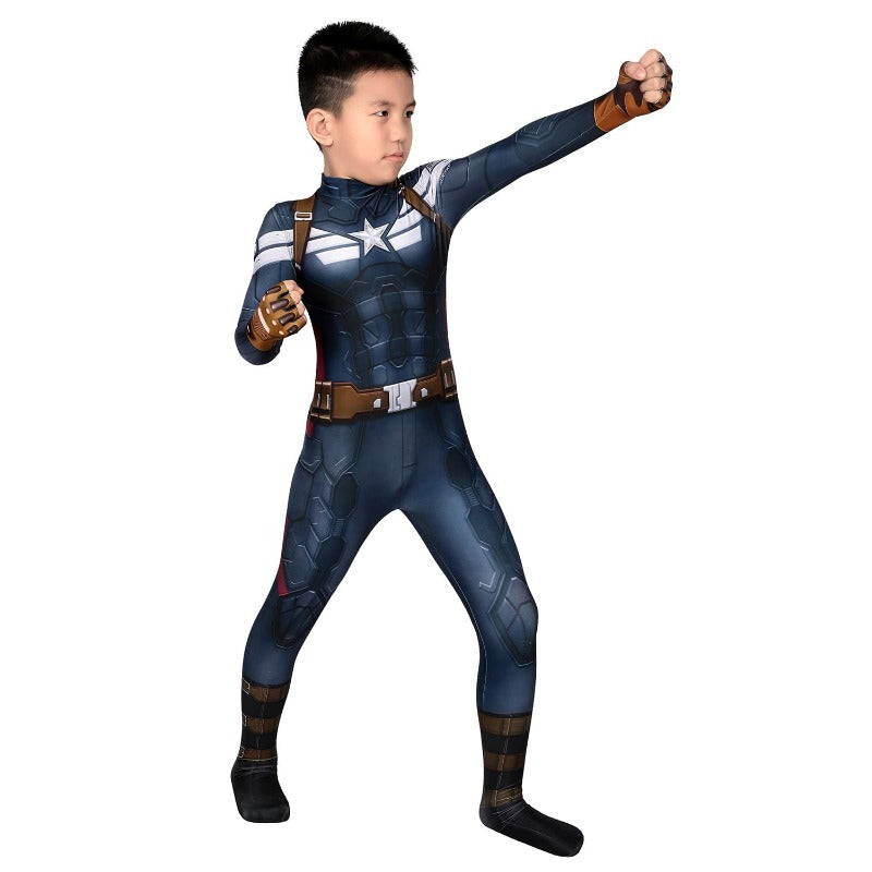 Halloweez Kids Captain America Suit - Winter Soldier Edition 3D Printed Cosplay Costume