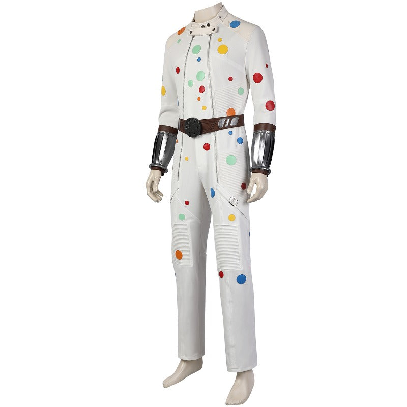 Halloweez Polka-Dot Man Costume - The Ultimate Suicide Squad 2 Cosplay Halloween Outfit with Shoes