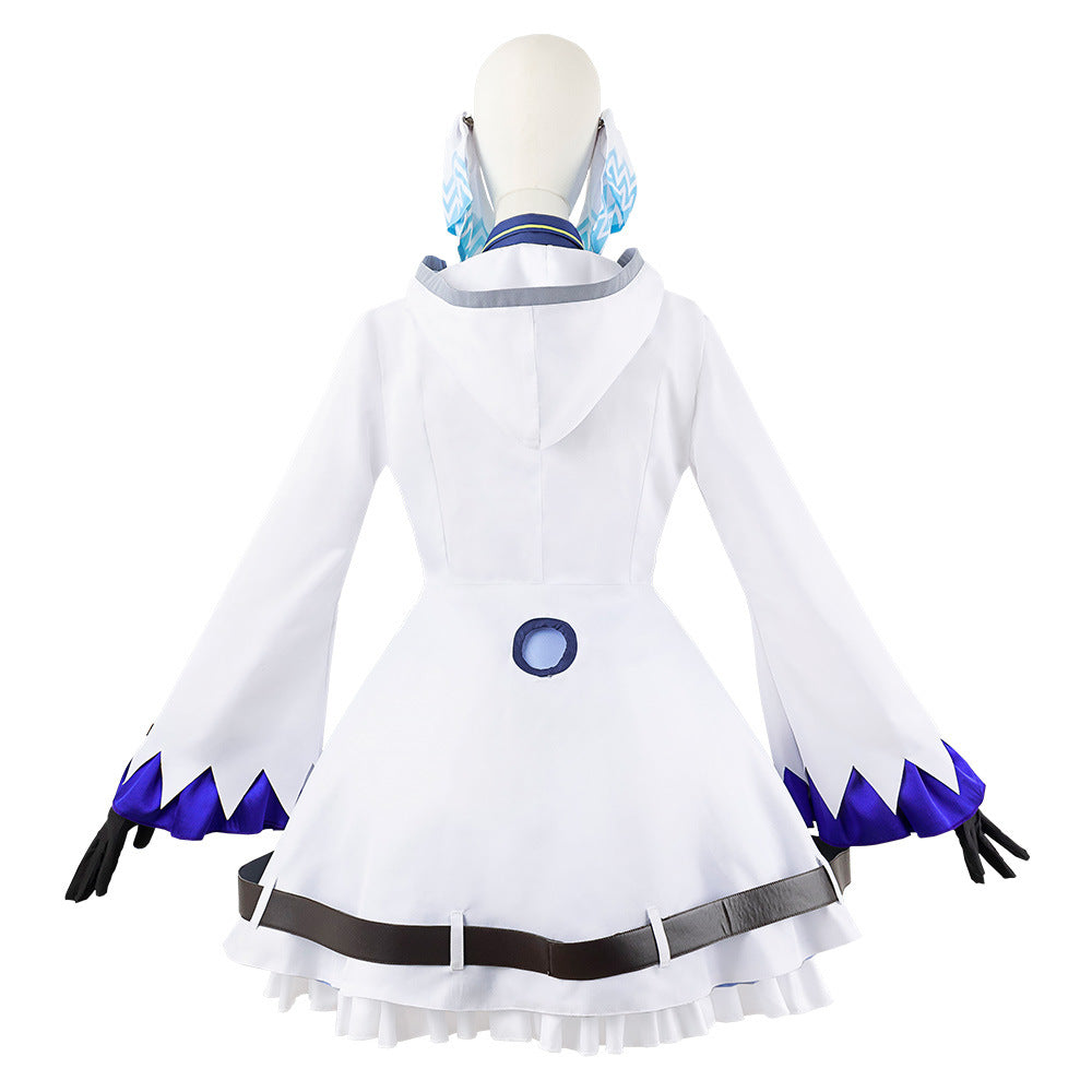Uma Musume Mejiro Dober Cosplay Costume White Dress Set Anime Game Outfit - Halloweez