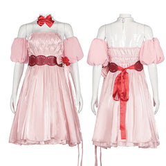 New Century Evangelion Asuka Flower Language Cosplay Costume - Ayanami Rei Off-Shoulder Dress - Halloweez