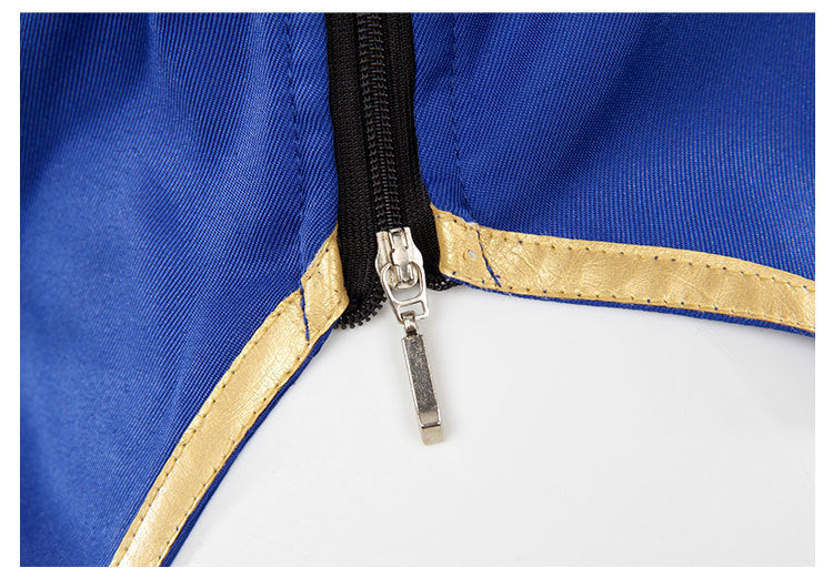 New Street Fighter Chun-Li Cosplay Costume Blue Cheongsam Lion Dance Performance Outfit for Halloween - Halloweez