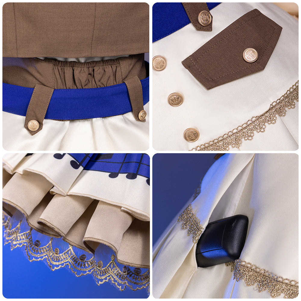 BangDream Hanazono Tae Cosplay Costume Anime Game Dress - Halloweez