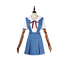 Halloweez Asuka Langley Soryu Cosplay Costume - Ayanami Rei Uniform Full Set for Halloween