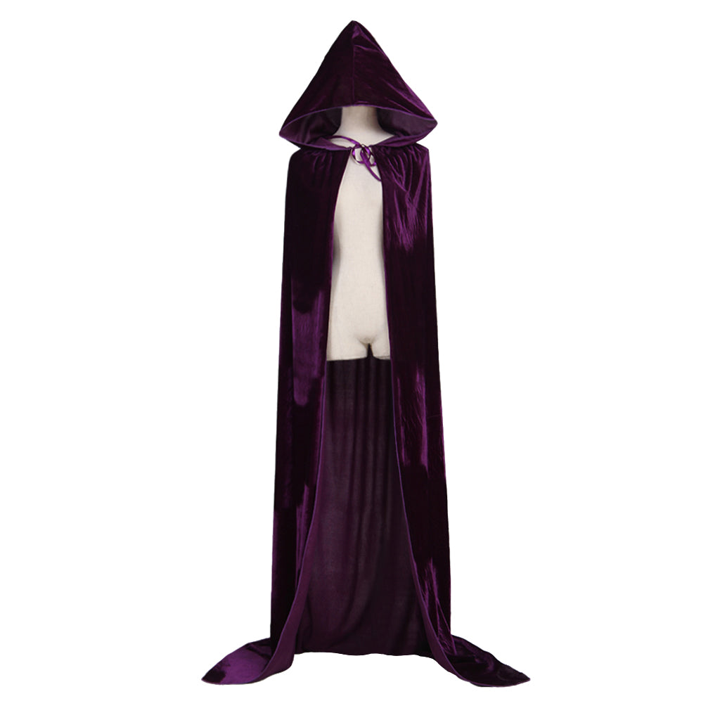 Halloweez Vampire Cape - Authentic Medieval Hooded Robe Cosplay Costume