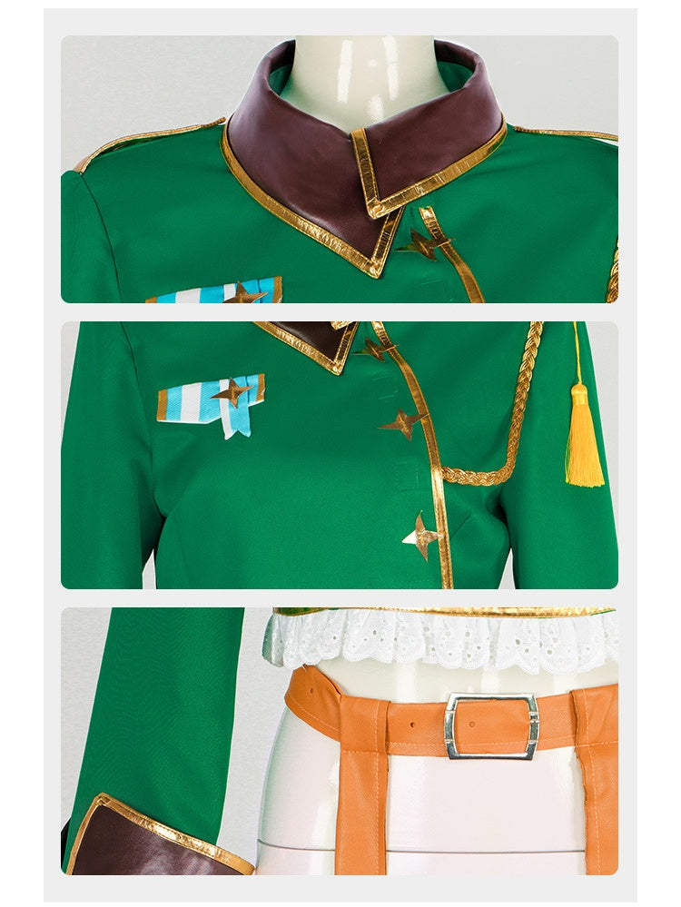 Araga Kiwi Magical Girl Cosplay Costume - Dream to Become a Magical Girl Battle Outfit for Stage Performance - Halloweez