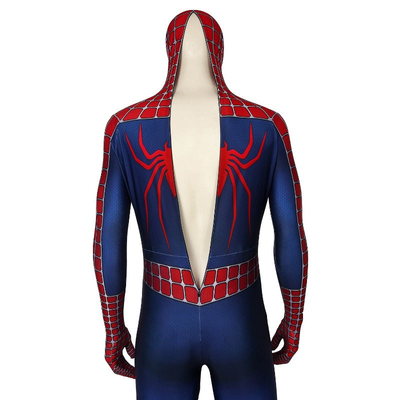 Halloweez Spider-Man Tobey Maguire Cosplay Zentai Jumpsuit