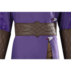 Halloweez Dekarios Cosplay Costume - Baldur's Gate Inspired Purple Uniform Full Set for Halloween