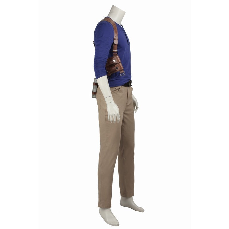 Halloweez Nathan Drake Costume - Uncharted 4: A Thief's End Deluxe Cosplay Full Set - Halloweez