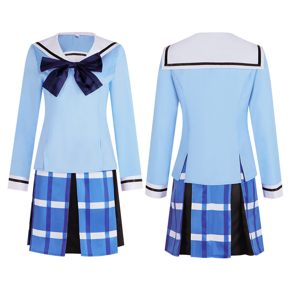 Happy Sugar Life Matsuzaka Satou Cosplay Costume JK School Uniform Halloween Role Play - Halloweez