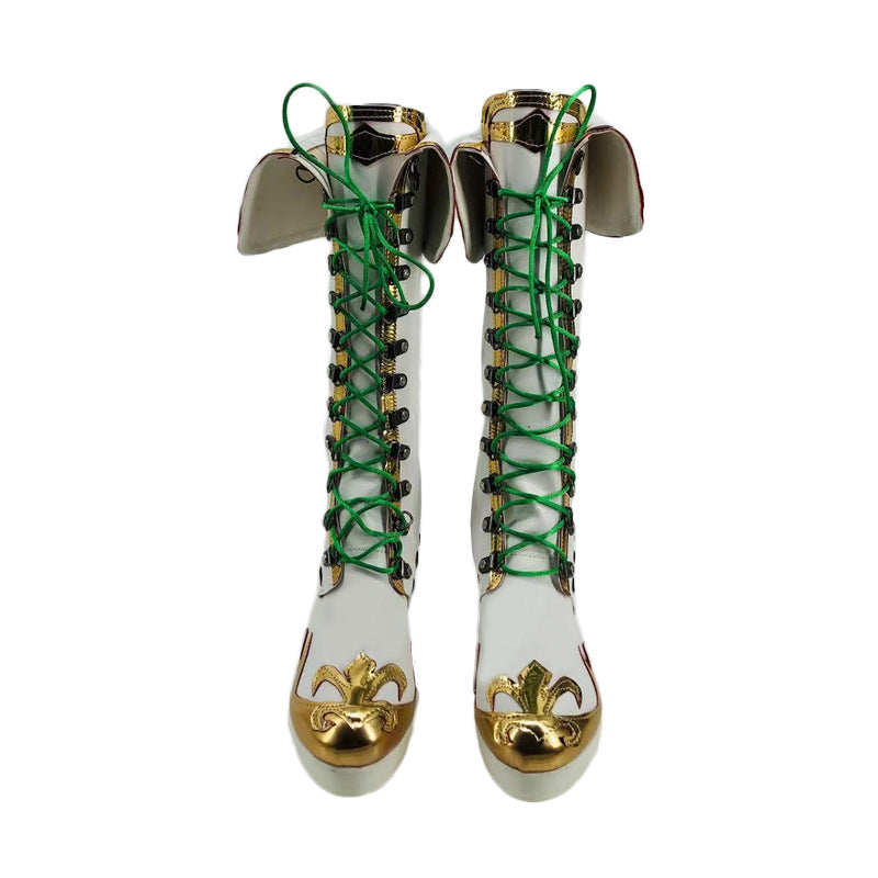 385 Uma Musume Pretty Derby Mejiro McQueen Cosplay Shoes for Anime Conventions - Halloweez