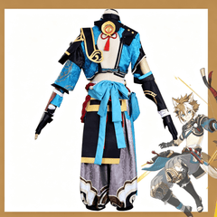 Gorou Cosplay Costume Genshin Impact, Custom Outfit for Halloween & Comic Con