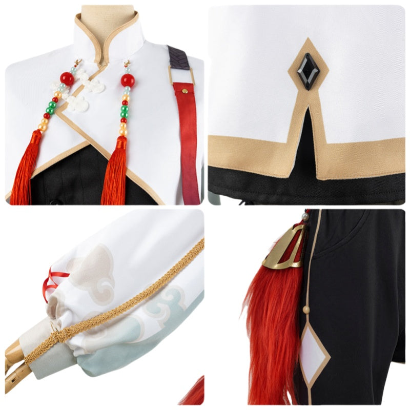 VTuber Green Fairy New 3D Anime Virtual Streamer Costume Women Chinese Style Set - Halloweez