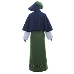 Elegant Halloweez Victorian Medieval Dress - Perfect for Carol Singers and Carnival Parties