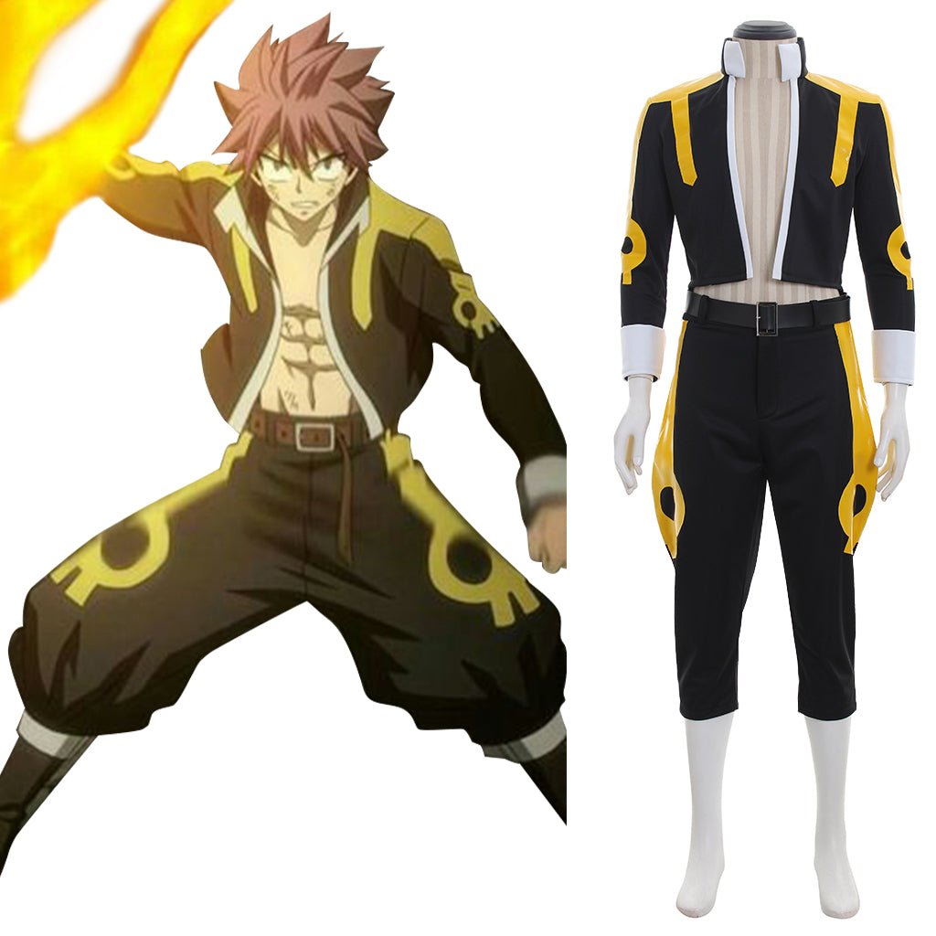 Fairy Tail Anime Tartaros Arc Etherious Natsu Dragneel Cosplay Costume - Coscosmos