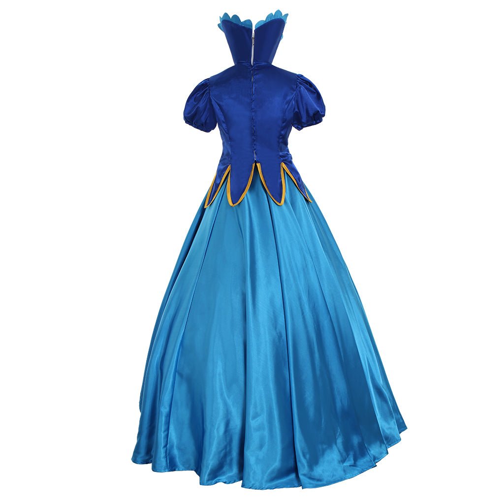 Fairy Tail Juvia Lockser Cosplay Costume - Blue Lolita Party Dress - Coscosmos