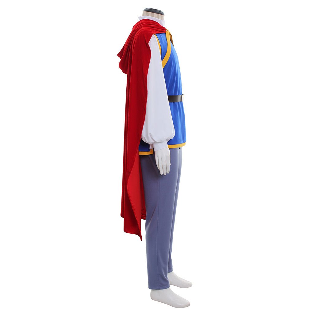 Fairy Tales Prince Charming Cosplay Costume | Men’s Outfit with Cloak Full Set for Halloween & Carnival - Coscosmos