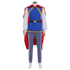 Fairy Tales Prince Charming Cosplay Costume | Men’s Outfit with Cloak Full Set for Halloween & Carnival - Coscosmos