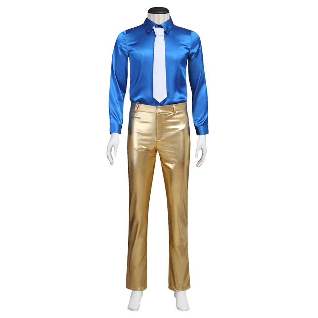 Famous Celebrity Cosplay Costume Jacket & Suit | Stage Performance Outfit with Hat, Top, Pants | Perfect for Halloween, Dance, and Party Events - Coscosmos