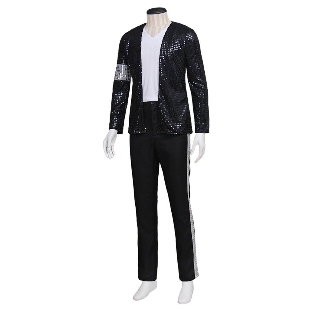 Famous Celebrity Cosplay Costume Jacket & Suit | Stage Performance Outfit with Hat, Top, Pants | Perfect for Halloween, Dance, and Party Events - Coscosmos