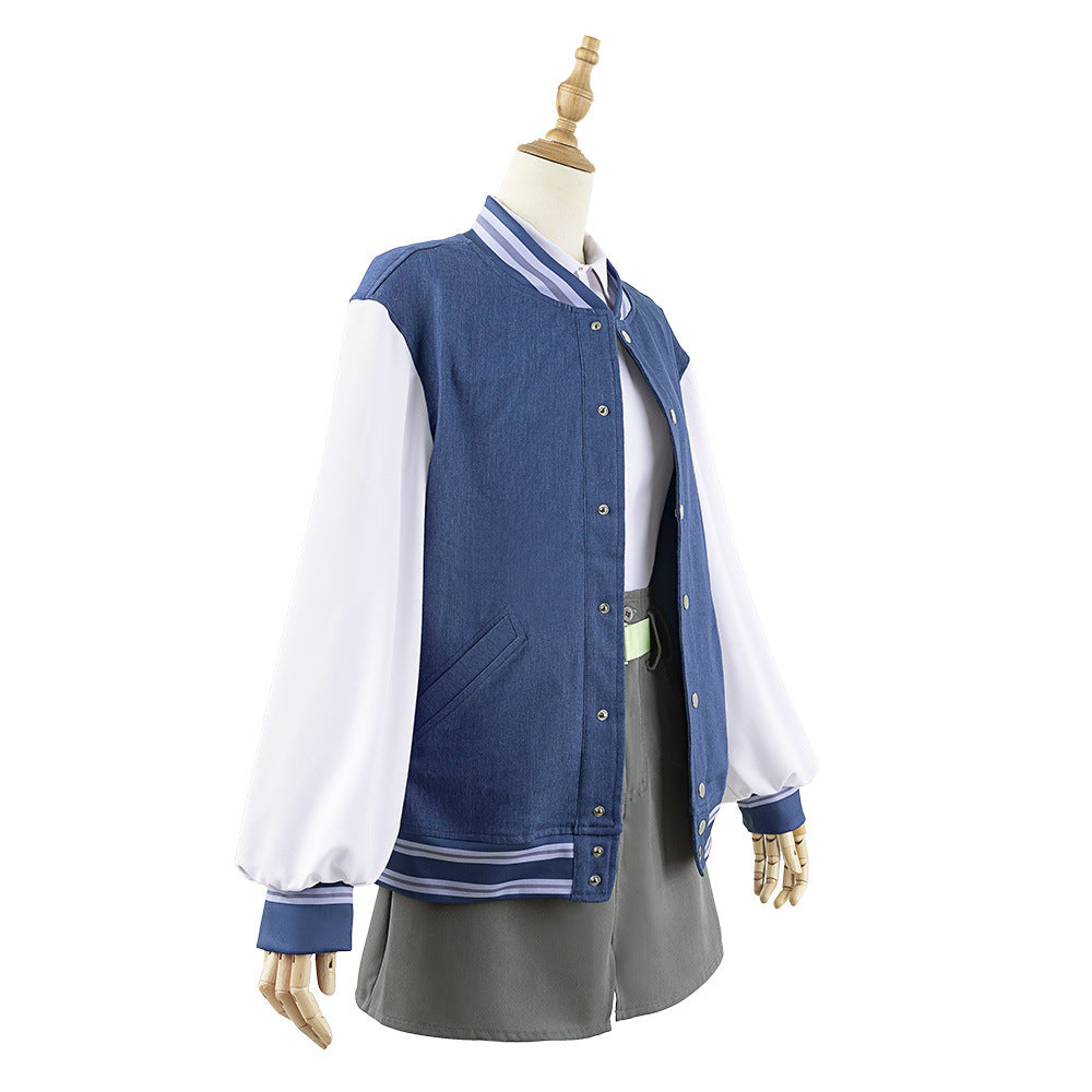 MyGO!!!! Cosplay Costume BanG Dream! Takamatsu Tomori Anime Girls Cowboy Baseball Suit Skirt - Halloweez