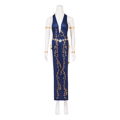 Official Queen Marika the Eternal Elegant Sleeveless Long Gown Cosplay Costume