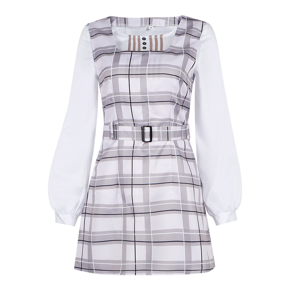 BanG Dream Chihaya Anon Cosplay Costume School JK Uniform Plaid Dress Anime Outfit