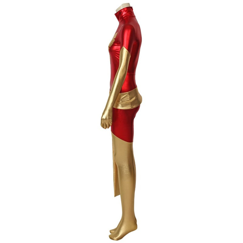 Halloweez Jean Grey Dark Phoenix Red Spandex Cosplay Costume - X-Men Series - Halloweez